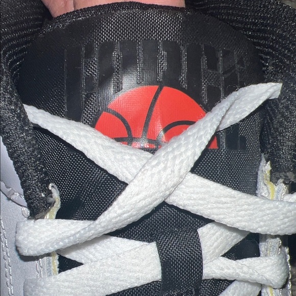 Nike Force Men's White, Gray and Black Low-Top Sneakers - Picture 4 of 7